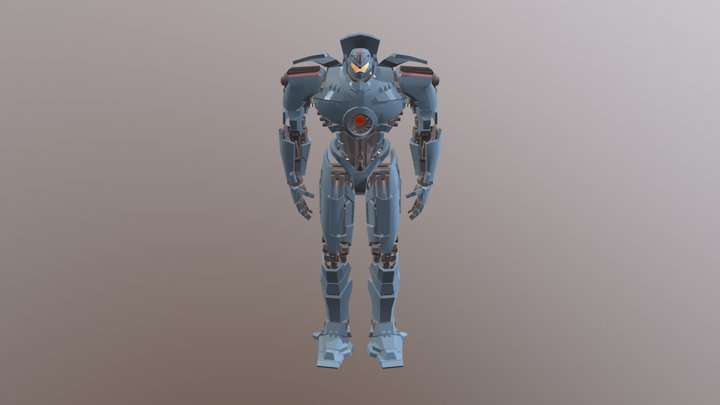 Pacific Rim Gipsy Danger 3D Model