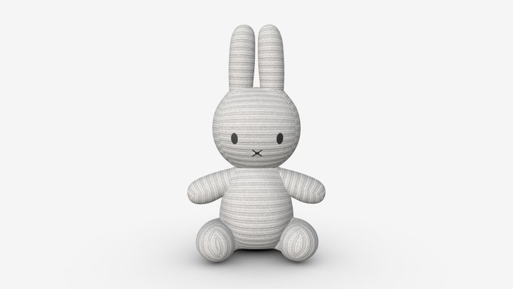 Rabbit soft toy 01 3D Model