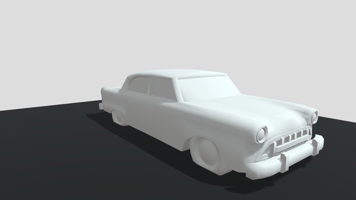 Old-rusty-car 3D Model