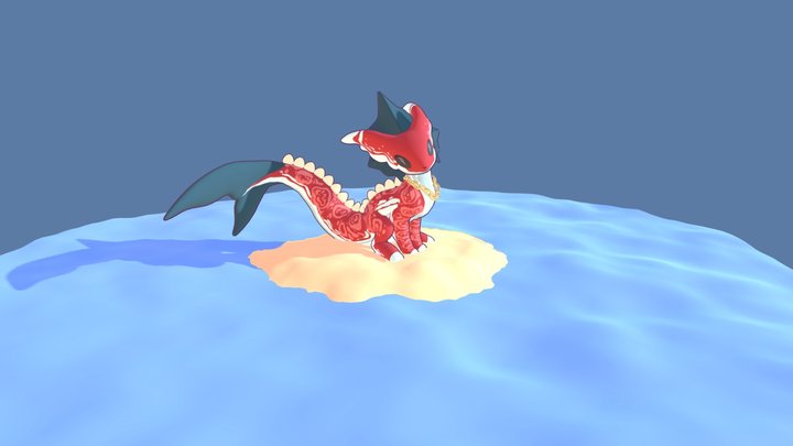 (Art Fight) Sharkeon .｡*ﾟ+.*. 3D Model