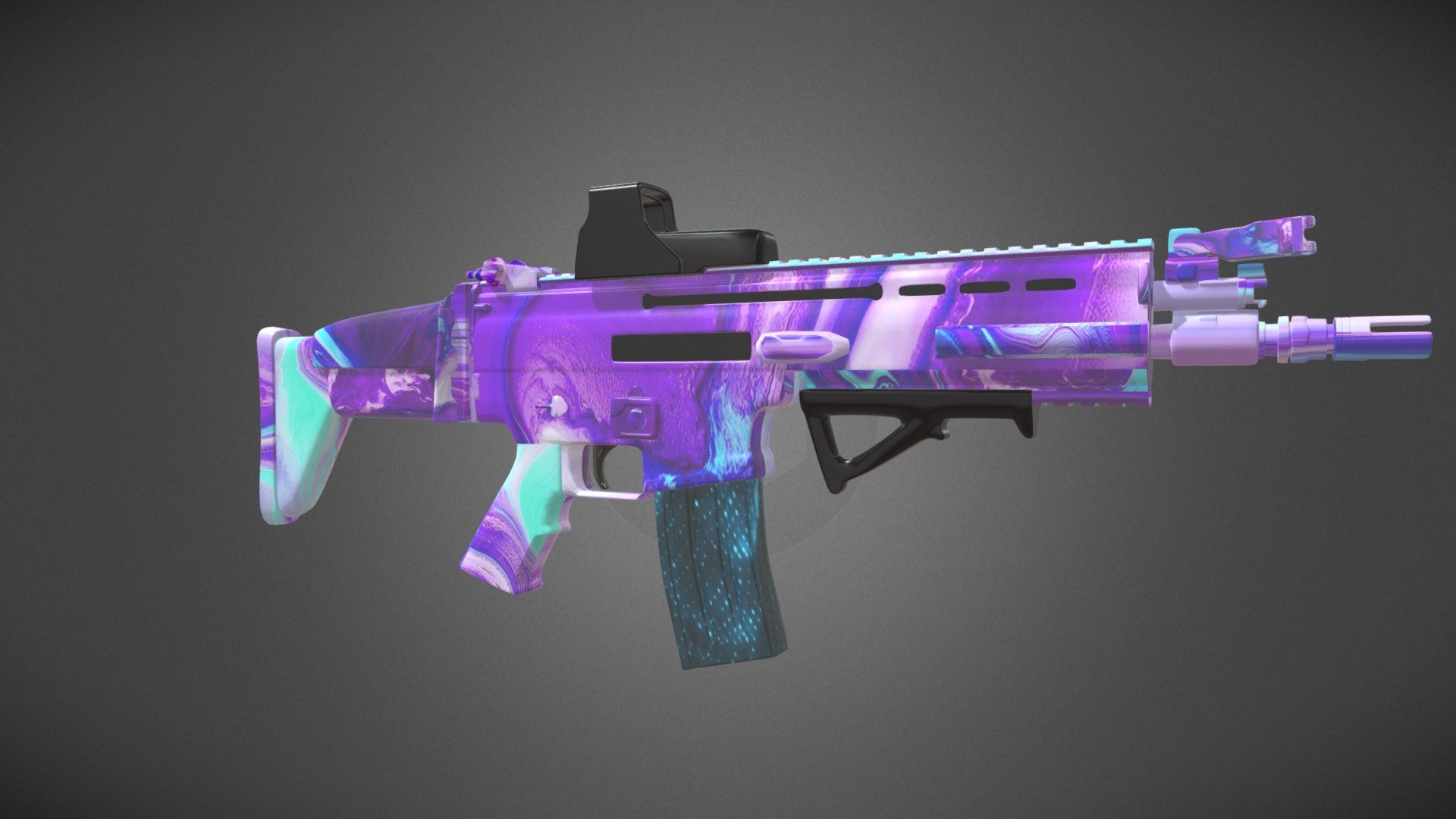 Scar L Water Blaster Holographic Sight Download Free 3d Model By Abhay Singh Beagamer 8d857d1