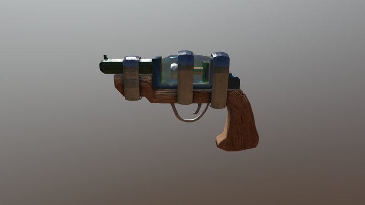 Konflikt 47 USA tesla gun prop 3D Model