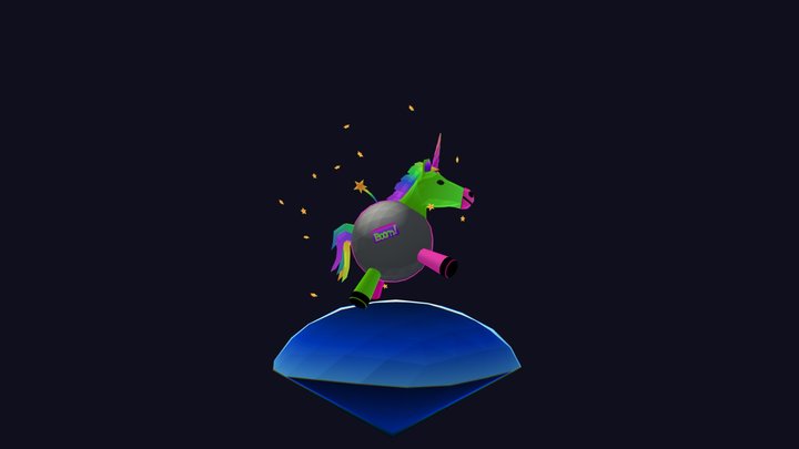 Explodicorn 3D Model