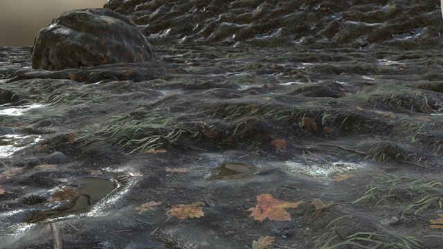 Tileable HD Ground 3D Model