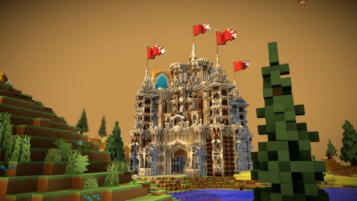 Castle Schematic 3D Model