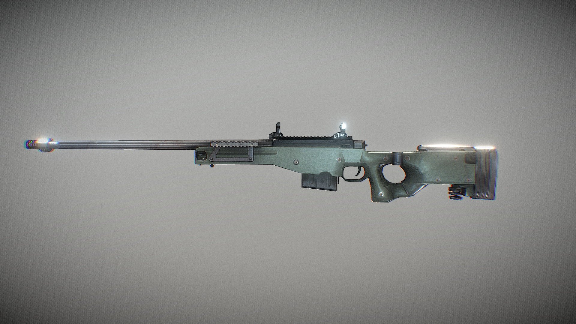 L96 sniper rifle