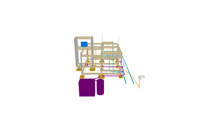 Estrutura Completa 3D Model