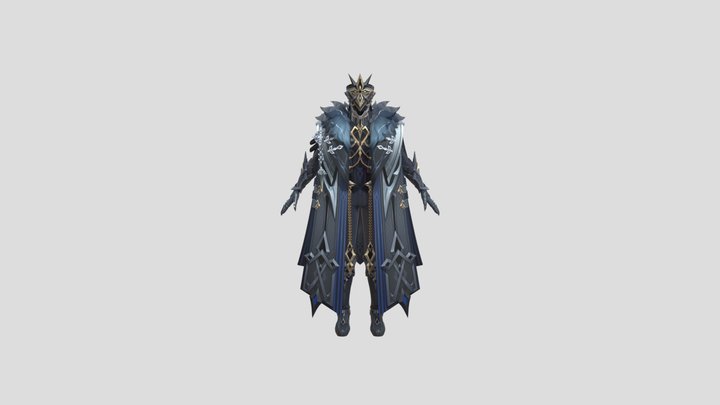 Genshin Impact: Capitano 3D Model