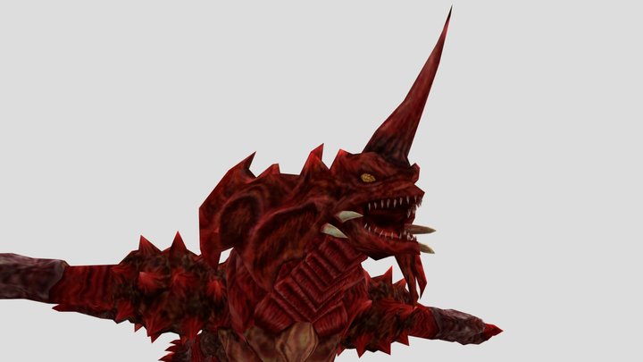 Flying Destoroyah 3D Model