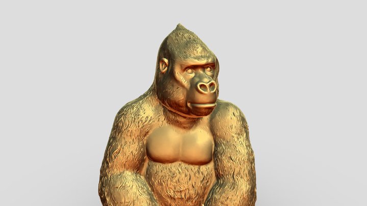 Gorilla – Free 3D Model STL