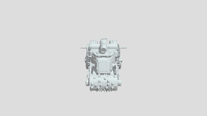 Warhammer 40k ork battle wagon 3D Model