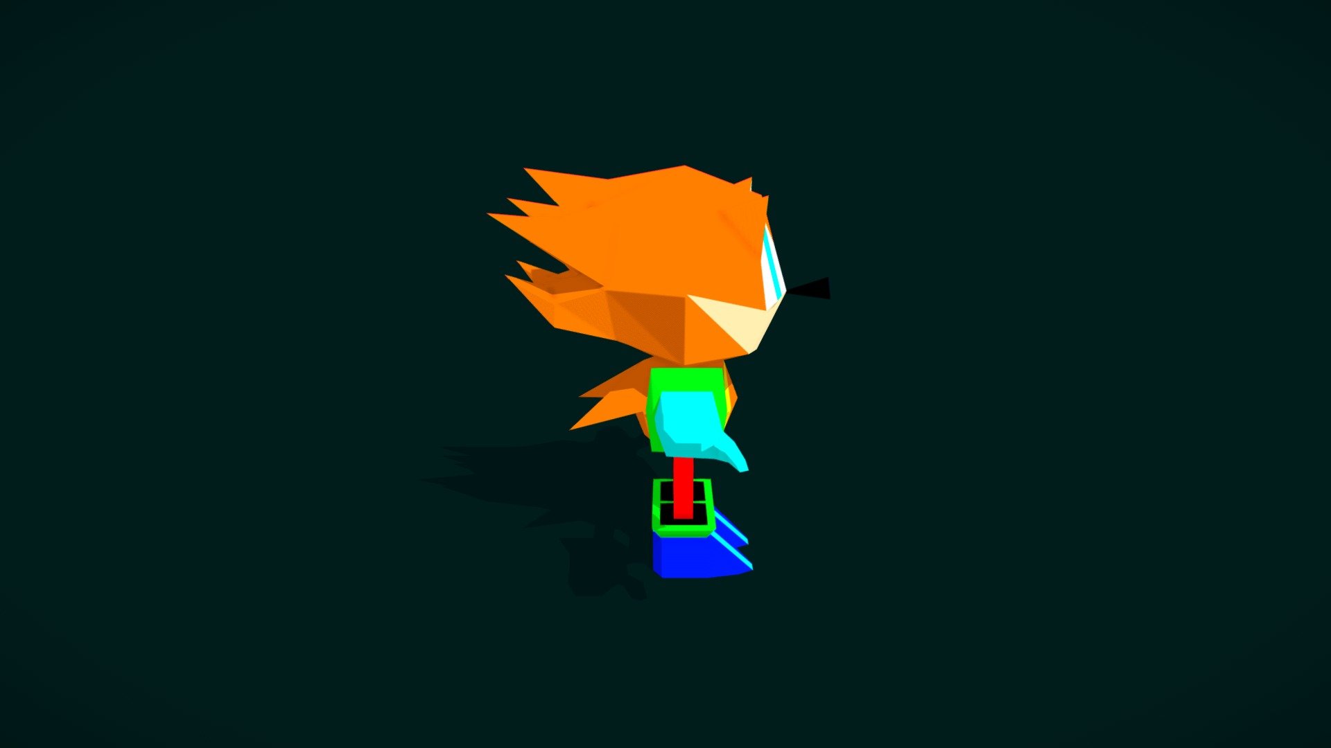 Sen The Hedgehog my fan character