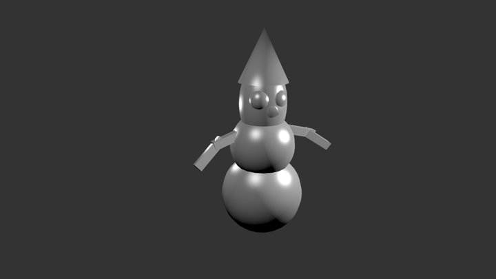 Snowman (Work In Progress) 3D Model