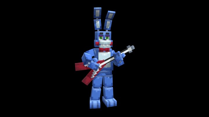 Toy Bonnie by Finchy (Rigged) 3D Model