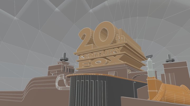 20th+century+fox+1998+logo+remake+51+(1) 3D Model