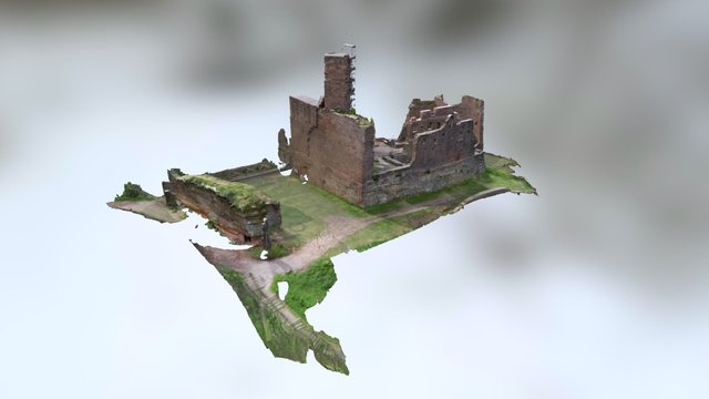 Burg Hohenecken 3D Model