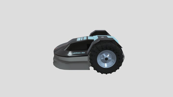 Lawn Mower, PrimoP 3D Model