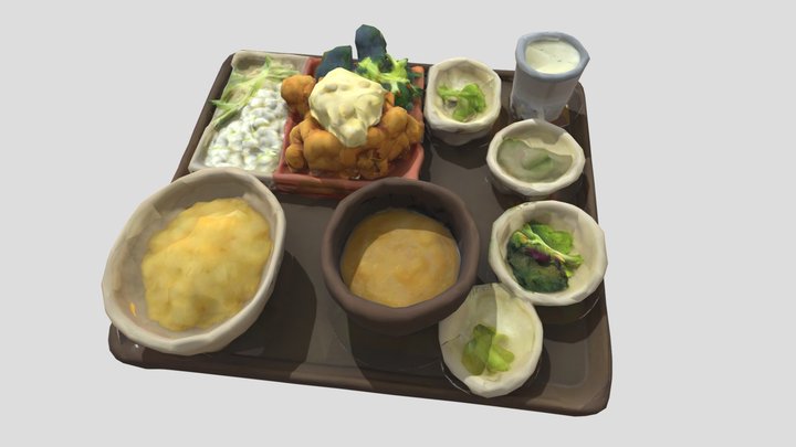 ChickenNanban 3D Model