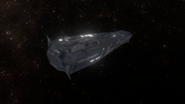 Galactical-Spacehip-Natros 3D Model