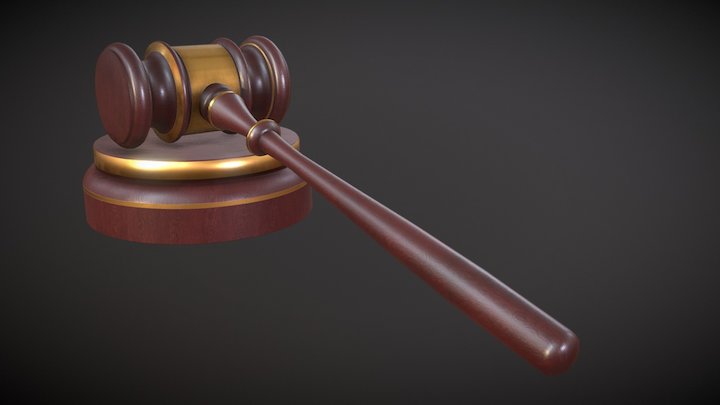 Judge-hammer 3D models - Sketchfab