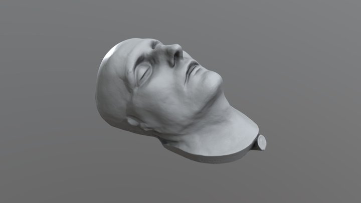 Napoleon's death mask - (cast) 3D Model