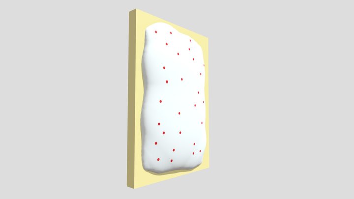 pop tart (raspberry flavor) 3D Model