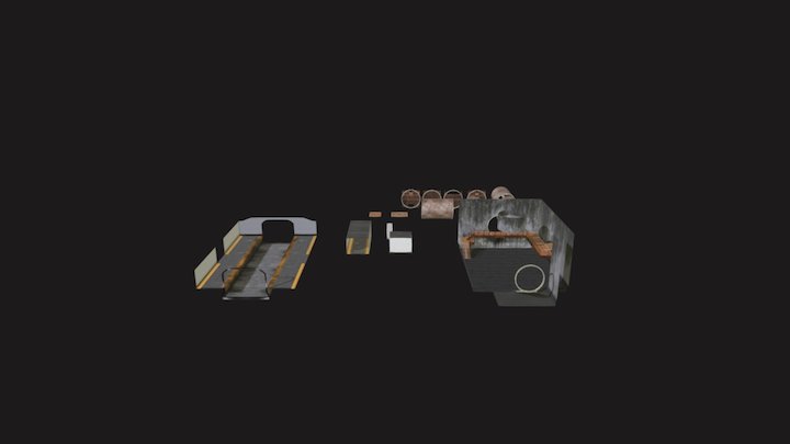 MODULOS_sewer&subway 3D Model