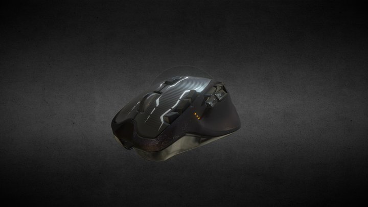 Logitech G700s 3D Model