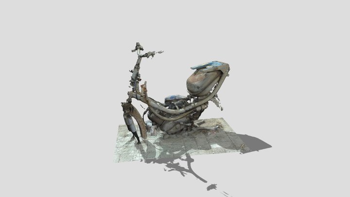 Moped 3D Scan 3D Model