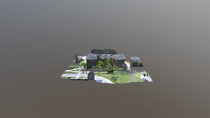 Garage Simplified 3d Mesh 3D Model