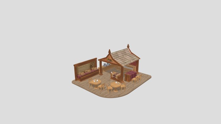 Expo Coto Makassar 3D Model
