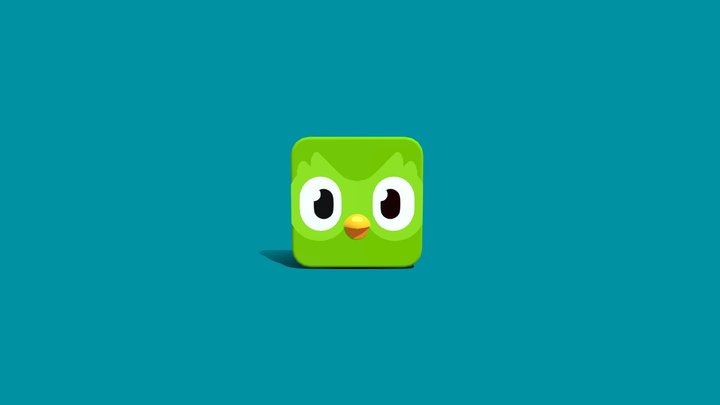 Duolingo 3D Icon 3D Model