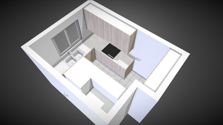 Cocina Casa Saravia 3D Model