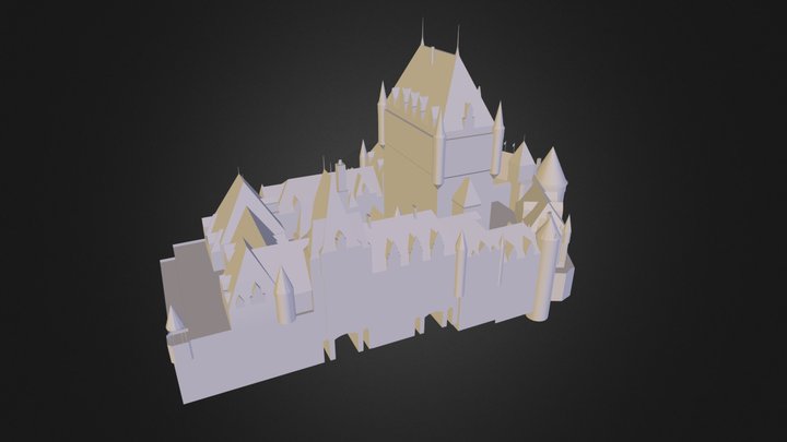 Chateau Frontenac 3D Model