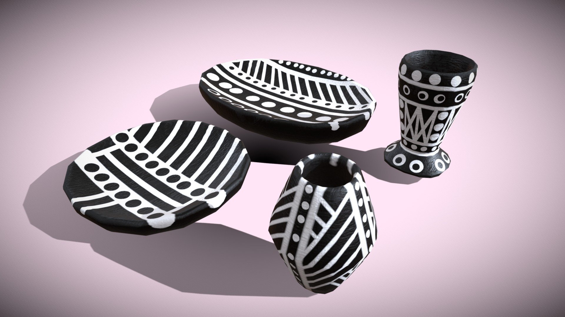 Africa Crockery - Buy Royalty Free 3D model by Pingo (@pingotinto ...