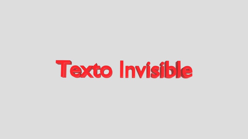 texto invisible