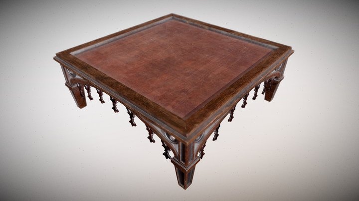 Gothic Coffee Table – Modello 3D gratuito STL