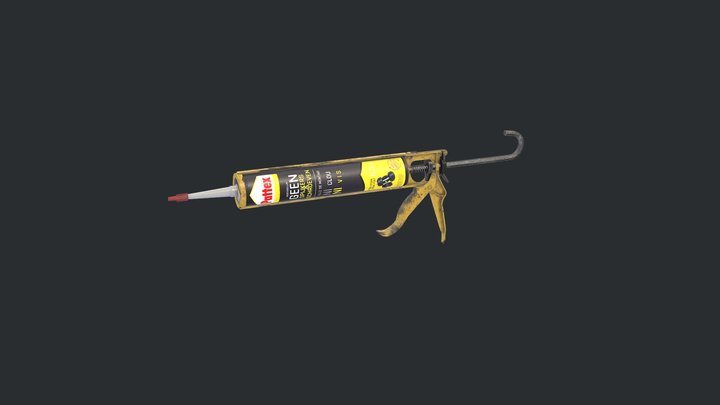 Caulking Gun 3D Model