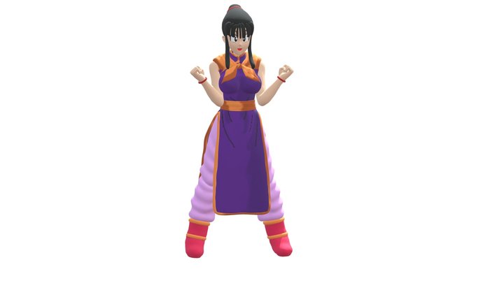 Dragonball Z Character - ChiChi 3D Modelling 3D Model