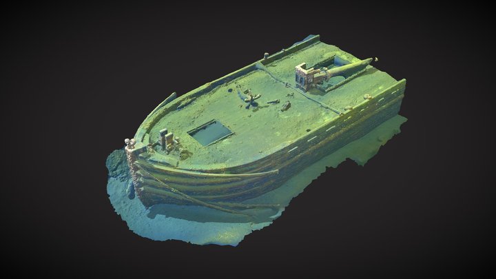 Providence Island Canal Sloop 3D Model