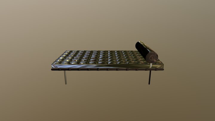 Barcelona Couch 3D Model
