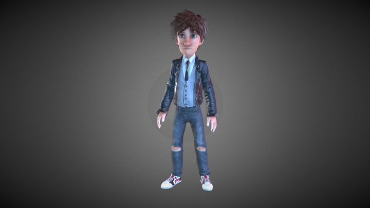Tom Hipster 3D Model