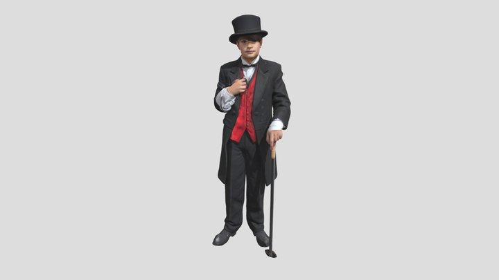 The Elegant Gentleman 3D Model