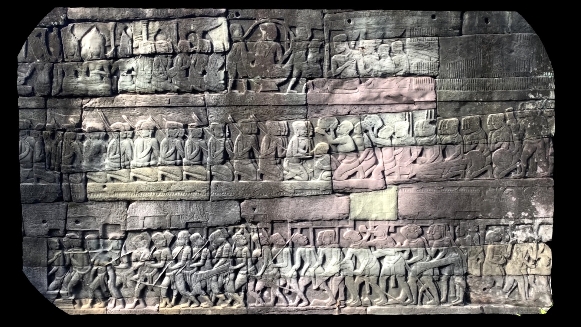 Relief from Banteay Chhmar — Sketchfab embed 3D viewer
