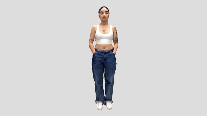 Full body 3D Scan Stephanie 3D Model