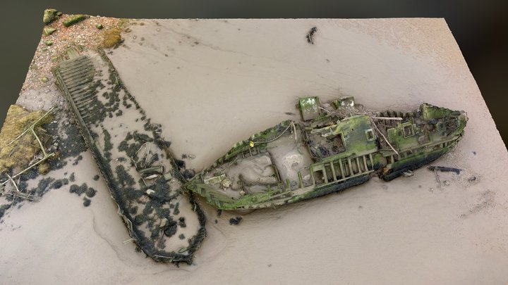 Humber Wrecks 3D Model