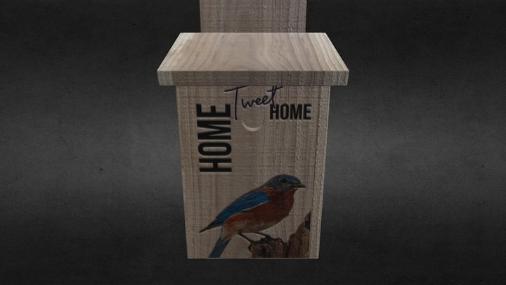 Bluebird House 3D Model