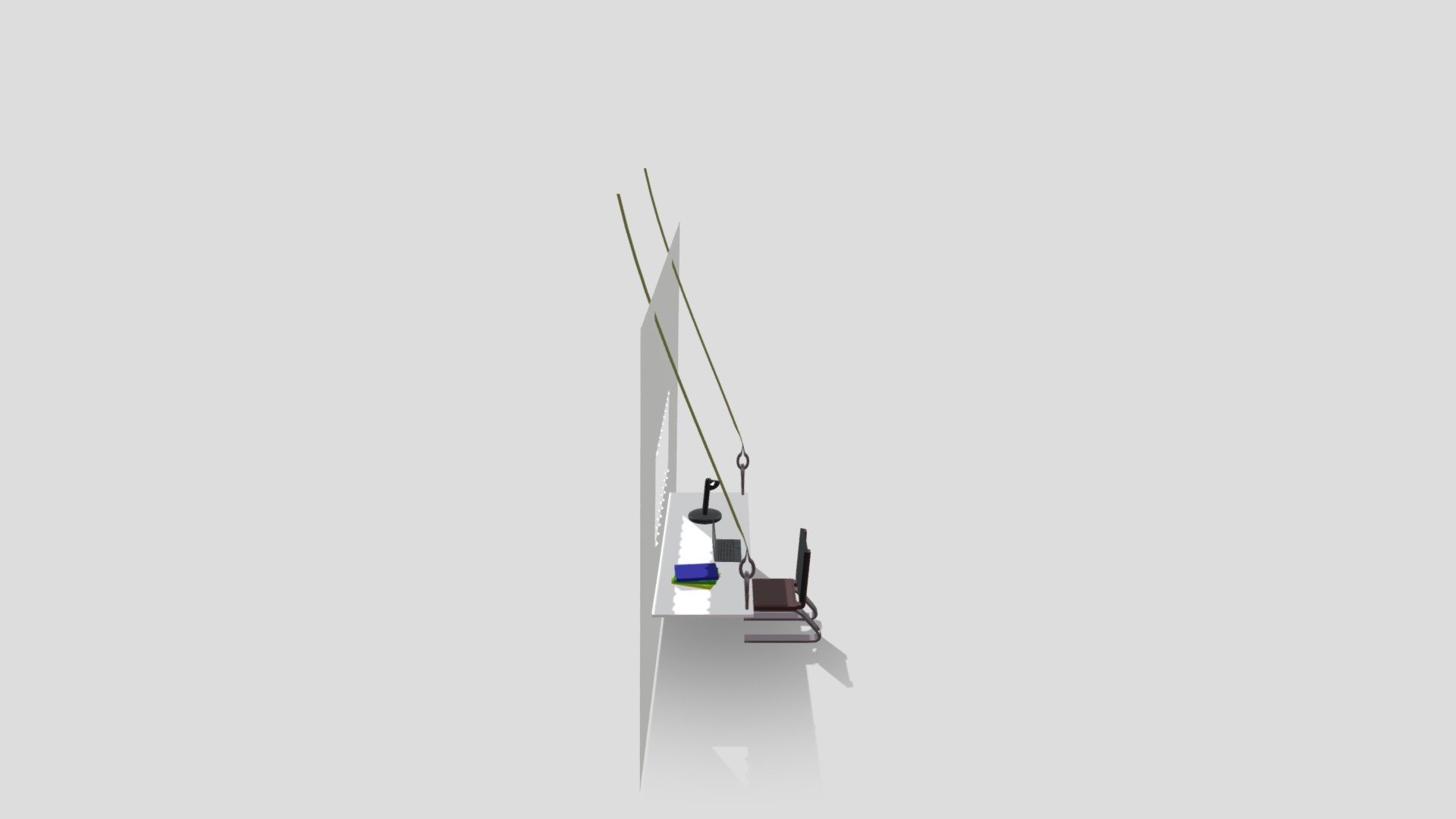 Desk - Low Poly