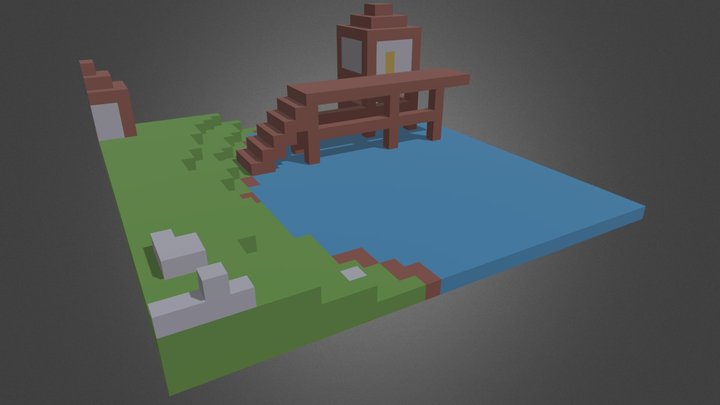 Mini Goxel landscape 3D Model