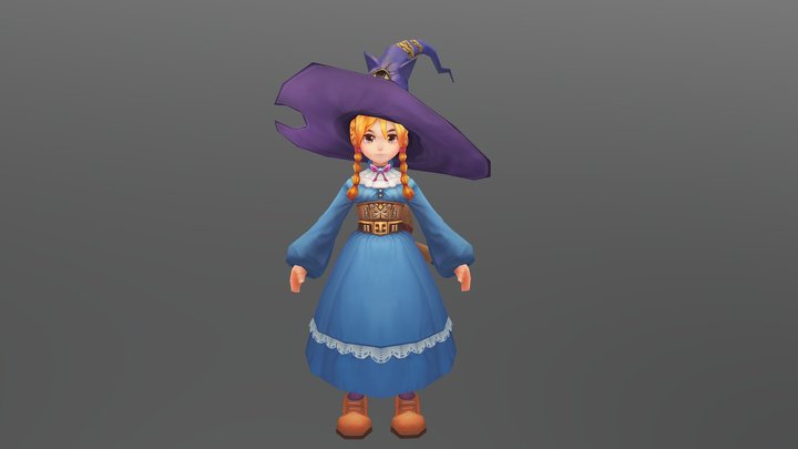 Witch 3D Model